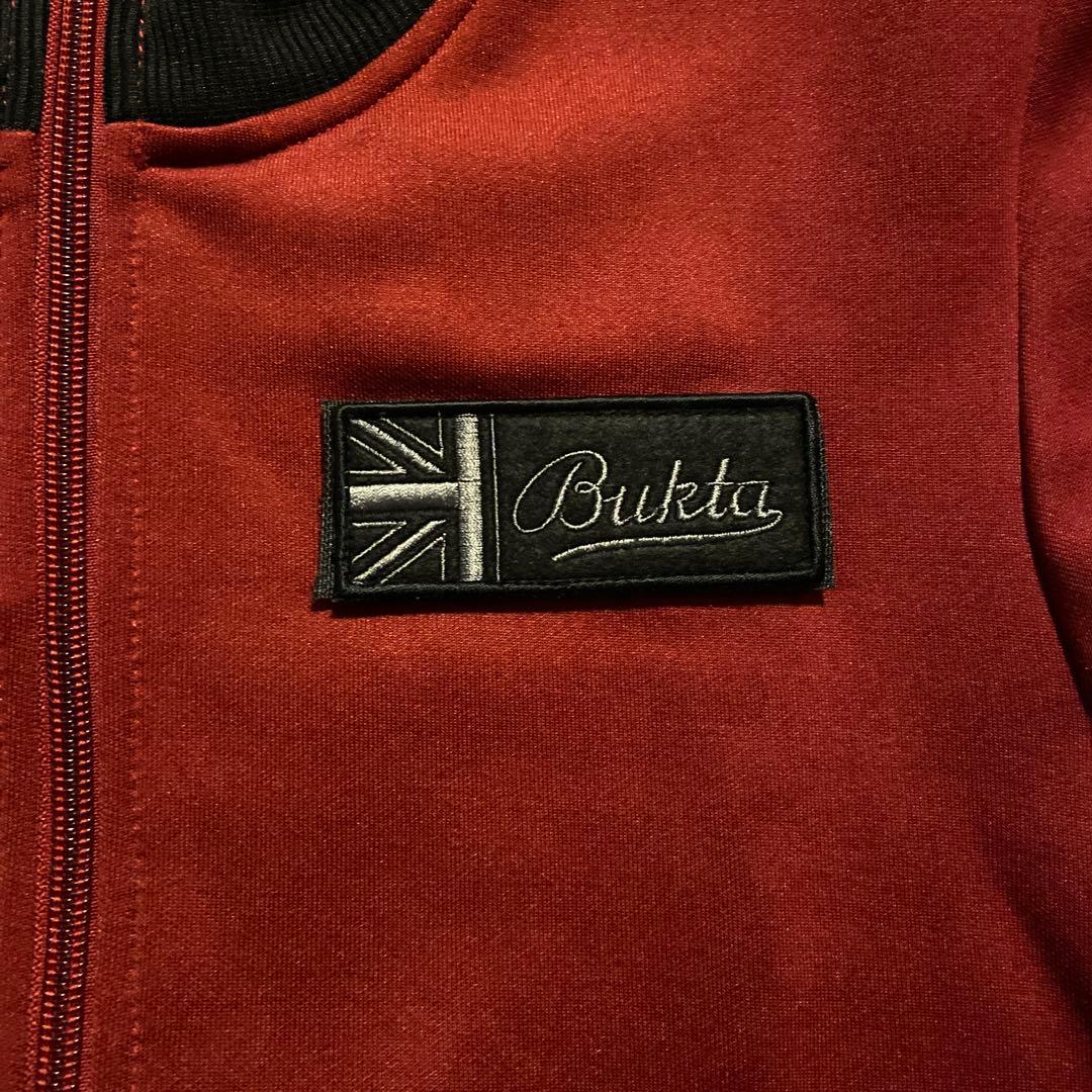 Bukta トラックジャケット ジャージ ボルドー 赤 英国 UK