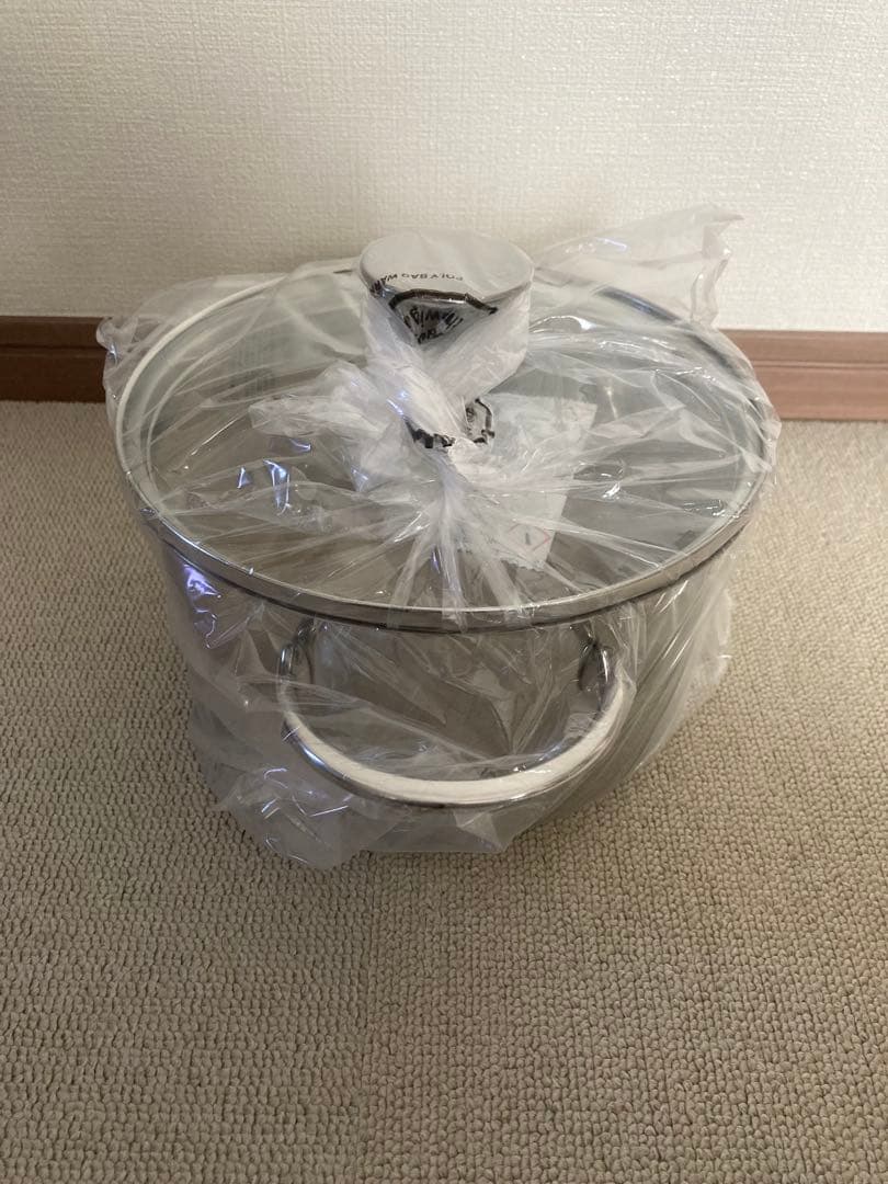 【新品】フィスラー コペンハーゲン 20cm シチューポッド ガラス蓋付き