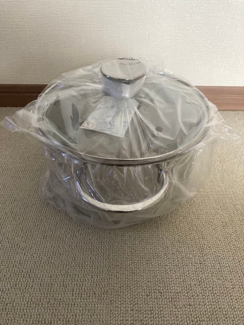 【新品】フィスラー コペンハーゲン 20cm シチューポッド ガラス蓋付き