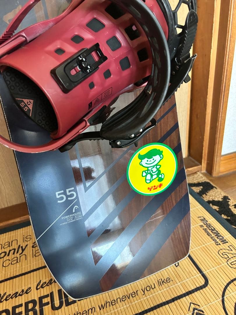 【廃番】ヘッドパワーハウ 155 head 21-22モデル 板のみ カービング