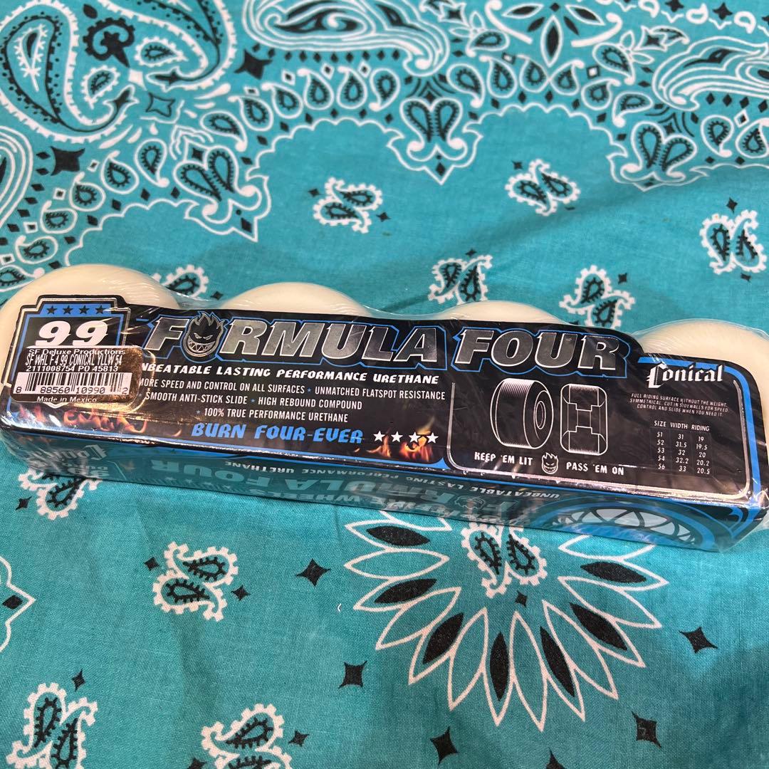 スケートボードウィール Formula Four 99D 54mm