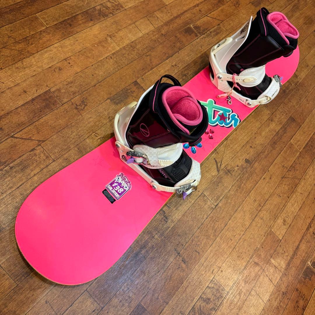 送込！レディース スノーボードセットSalomon 138cm 23.5cm