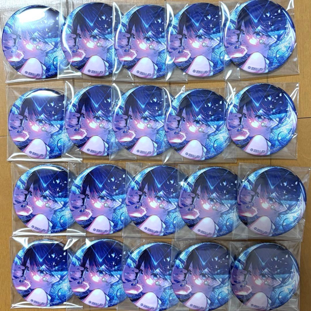 プロセカ プロジェクトセカイ グリ缶 グリッター缶バッジ 8B 星乃一歌 セット