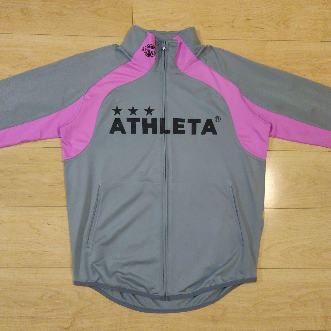 上下M 美品【ATHLETA】アスレタ セットアップ トレーニングウェアパンツ