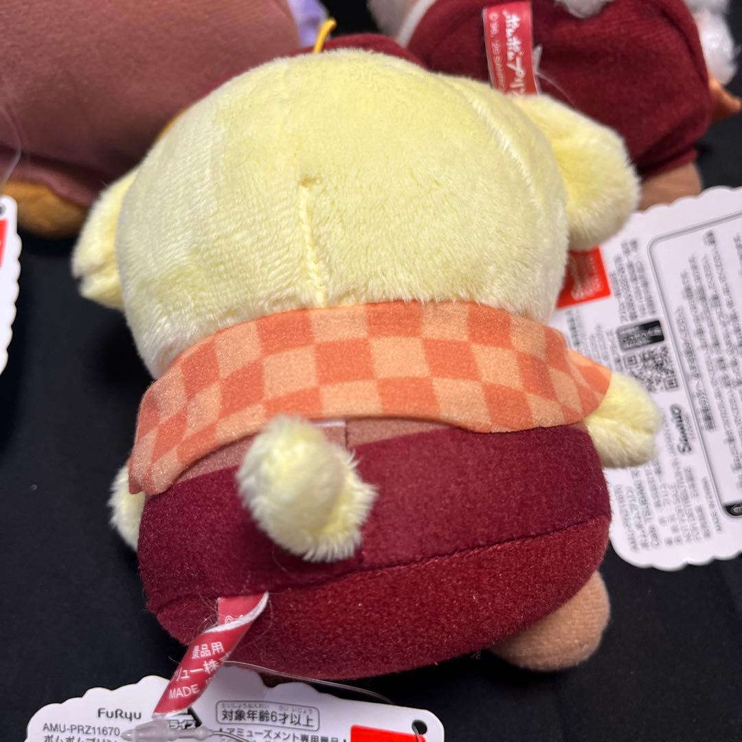 ポムポムプリン マカロン Cafe TSUBAKI マスコット　ぬいぐるみ