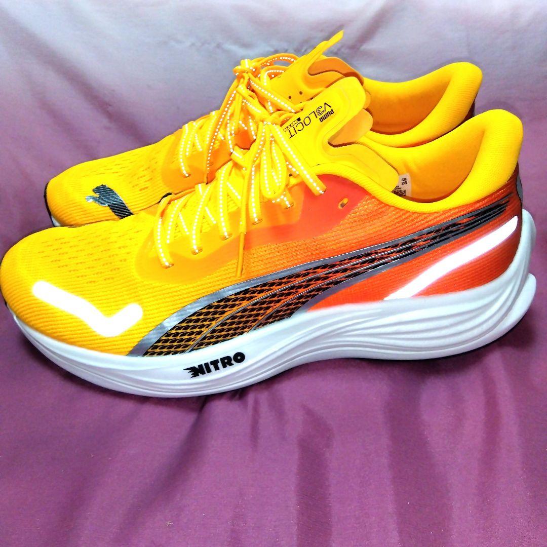 PUMA NITRO ランニングシューズ イエロー