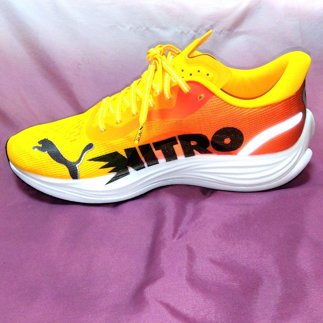 PUMA NITRO ランニングシューズ イエロー