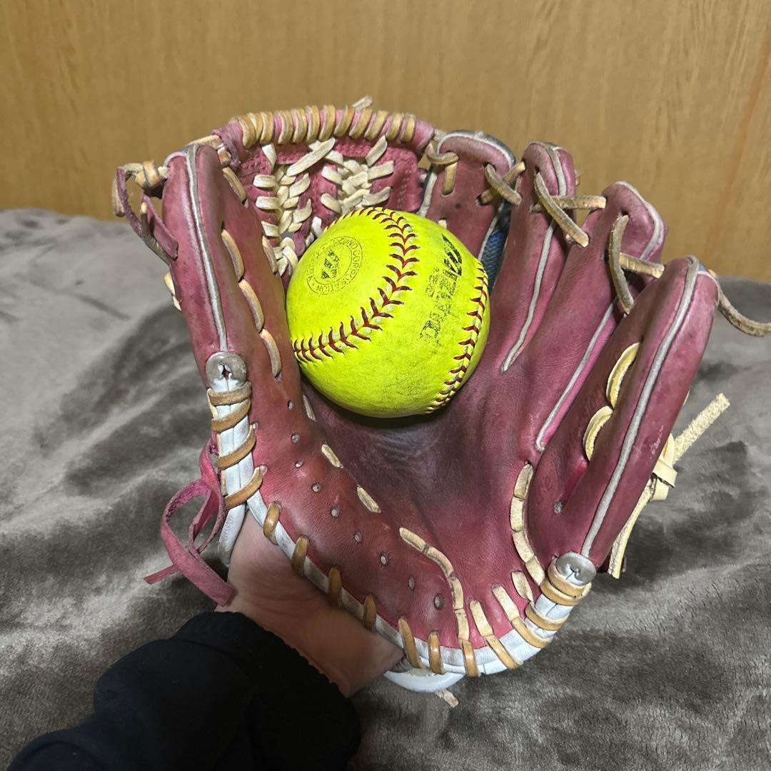 さ*こ様 【中古】久保田スラッガー　一般軟式　L5 オーダー　内野グラブ