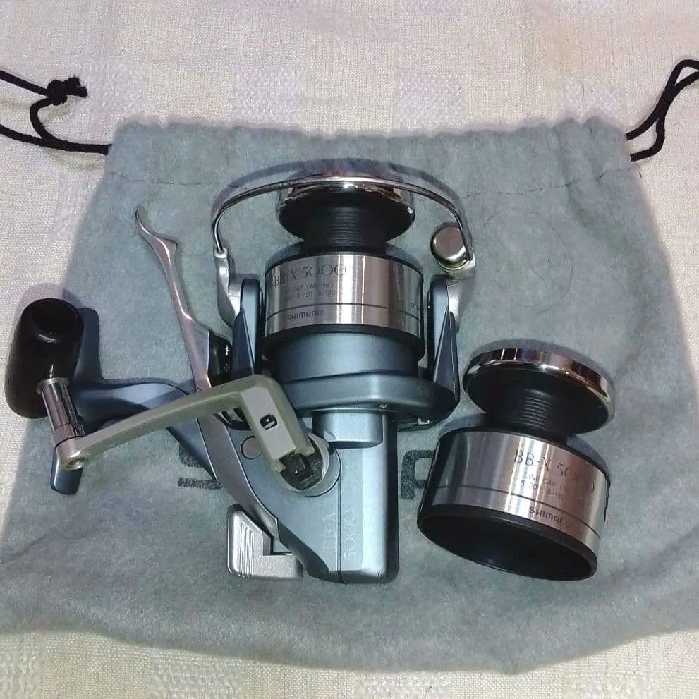 【美品】SHIMANO BBX5000 スペアスプール付き　レバーブレーキ