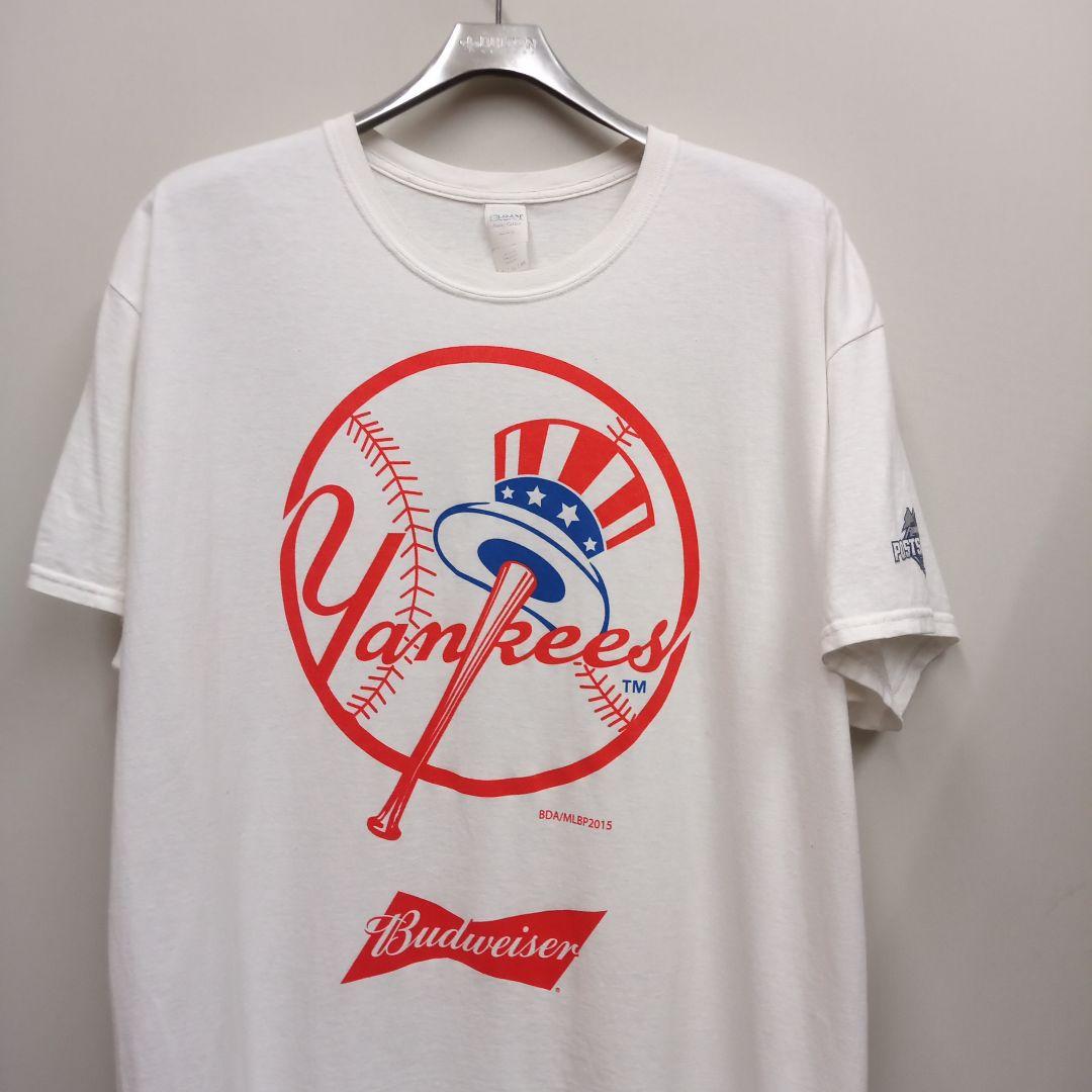ビッグサイズ ニューヨーク ヤンキース バドワイザー Tシャツ MLB