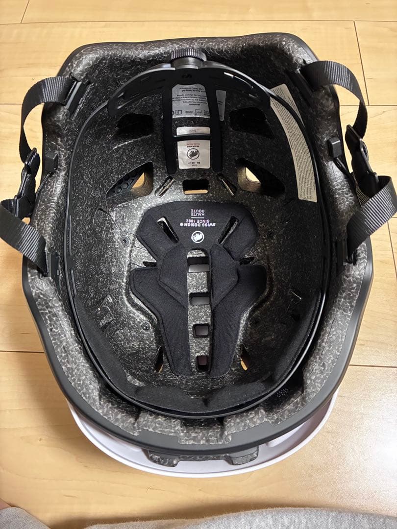 Mammut オートルートヘルメットブラックホワイト　サイズL