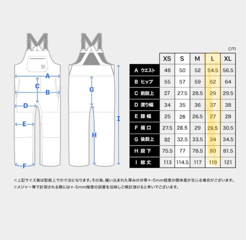 【使用回数1回】スキー・スノーボード　ビブパンツ