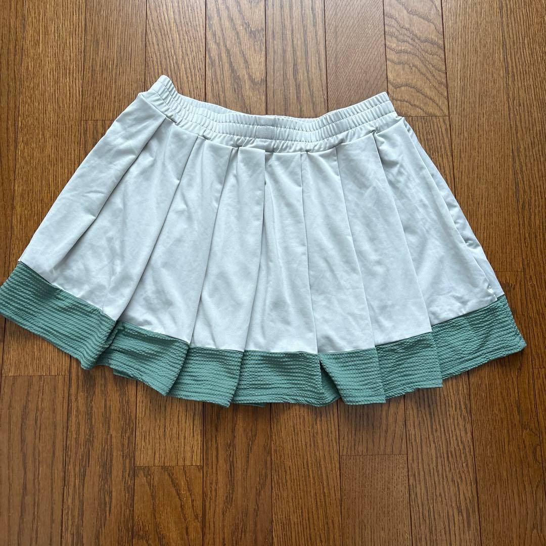 Admiral テニスウェアセット ライトグレー/グリーン