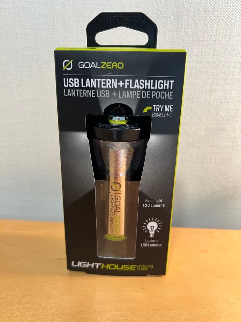 Goal Zero ゴールゼロ　ライトハウスマイクロフラッシュ（黒）　4本セット