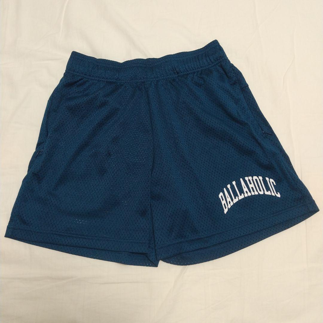 ウェア ballaholic college mesh zip shorts