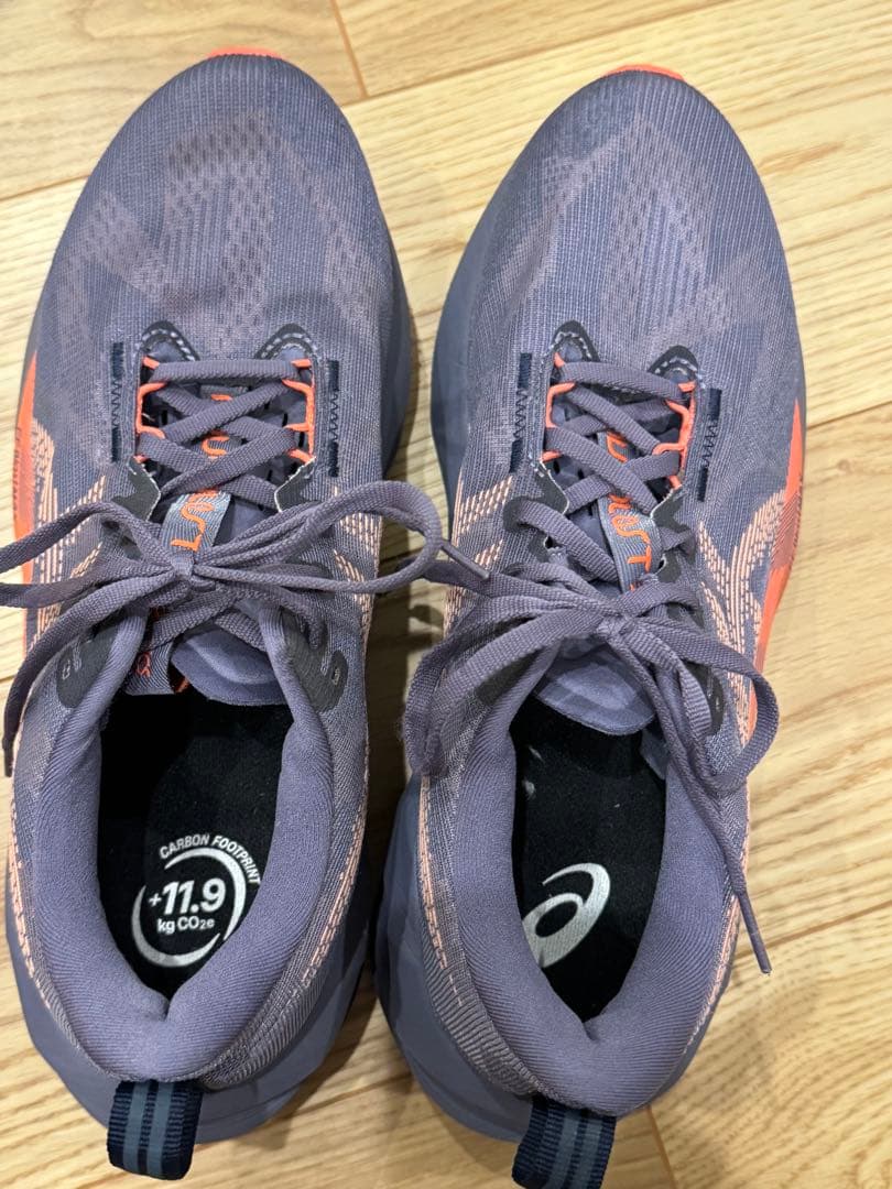 ASICS NOVABLAST 5 30km走行　ソックス付き