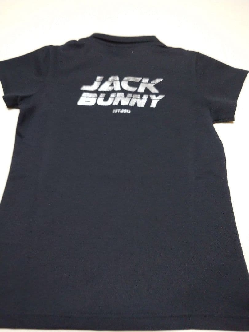 1サイズM ジャックバニー ポロシャツ ブラック レディース 新品 ゴルフ
