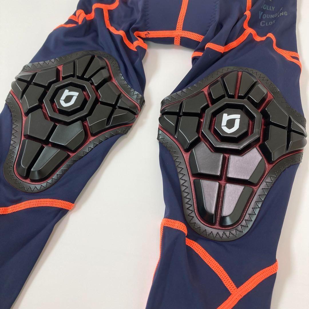 【新品】サイクルパンツ 4サイズ ネイビー×オレンジ ランバイク ストライダー