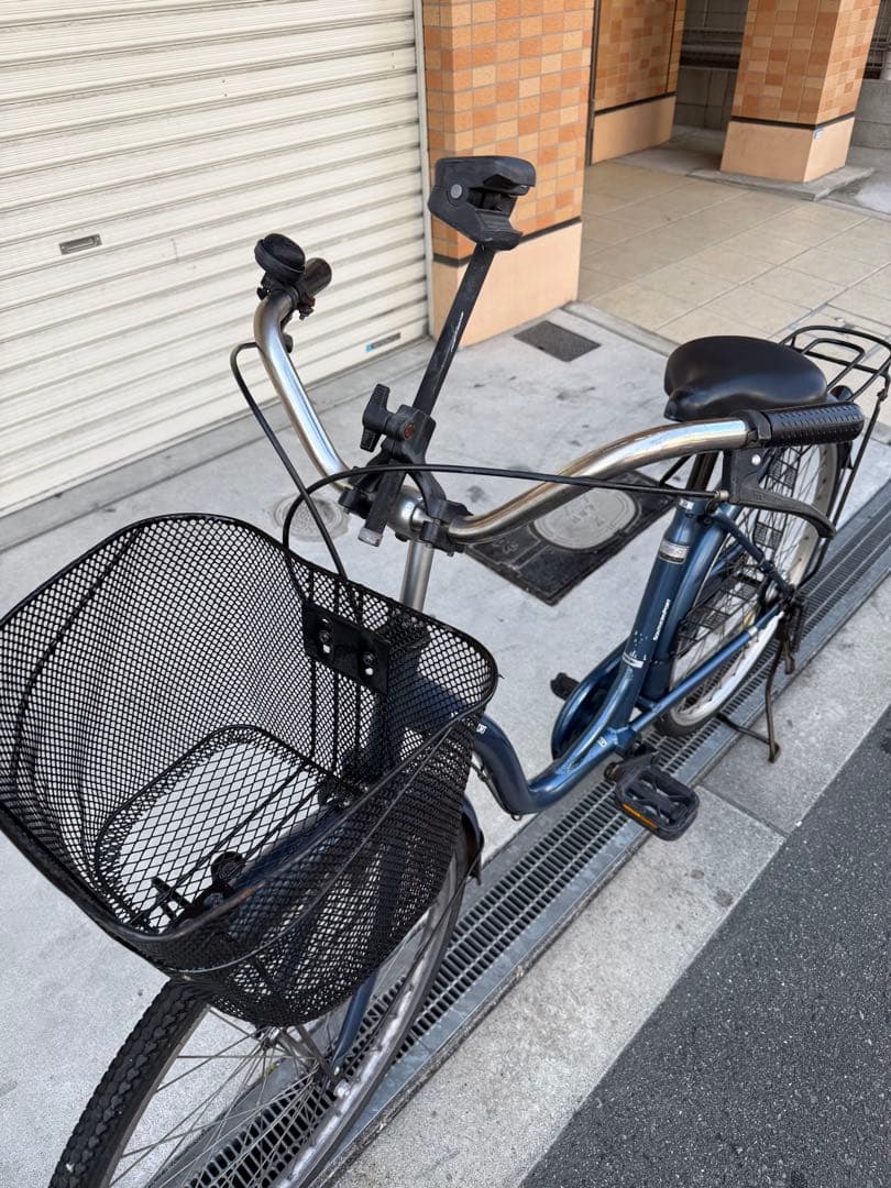 199 自転車 大阪市 【引取り限定】 24インチ 足元乗りやすい