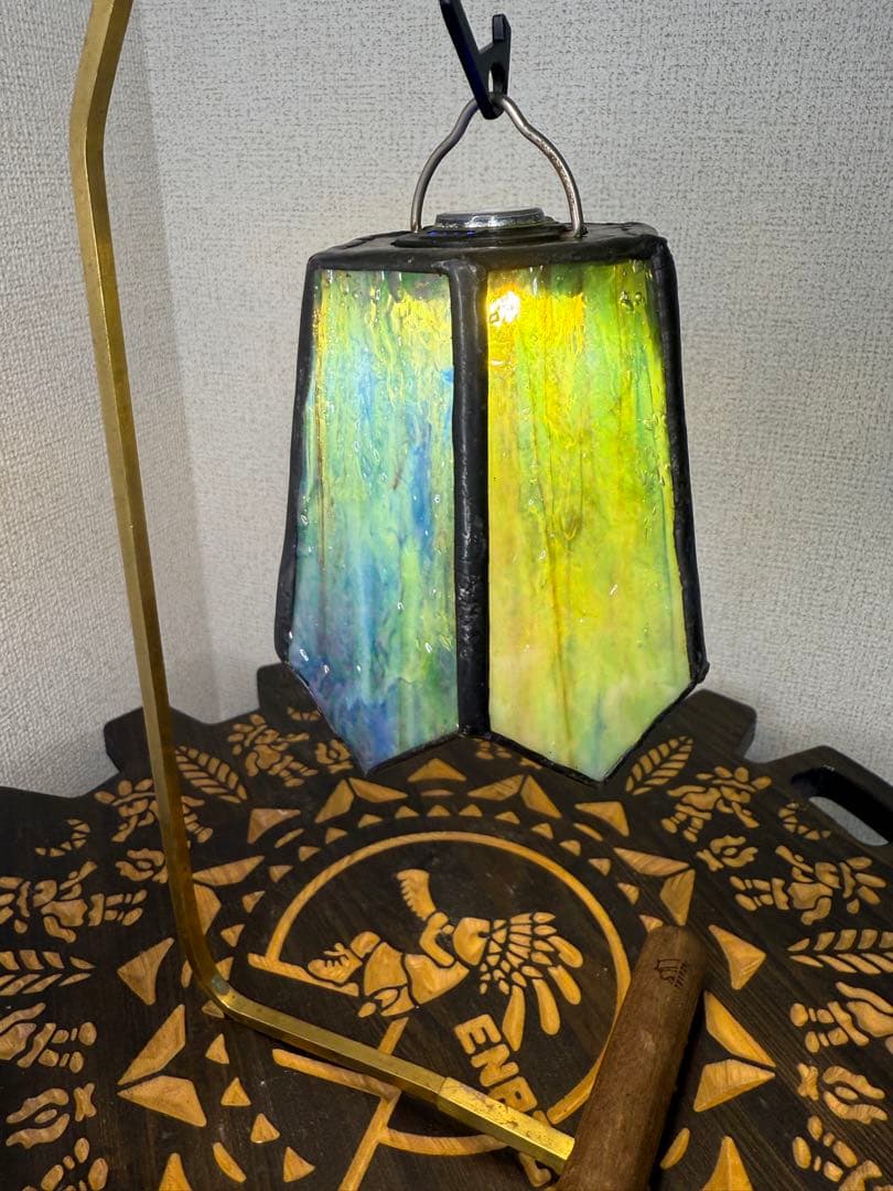 ハンドメイド ステンドグラスシェード