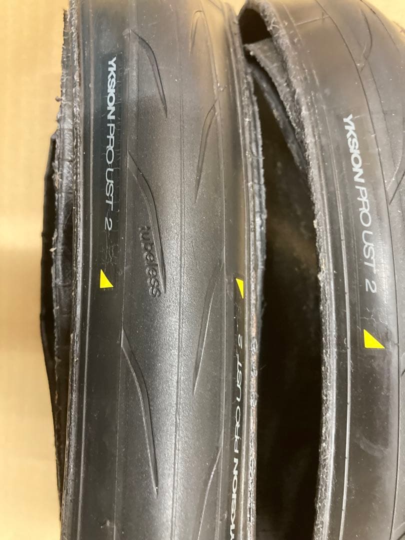マビックYksion Pro UST 2 700C 28C2本セットユーズド