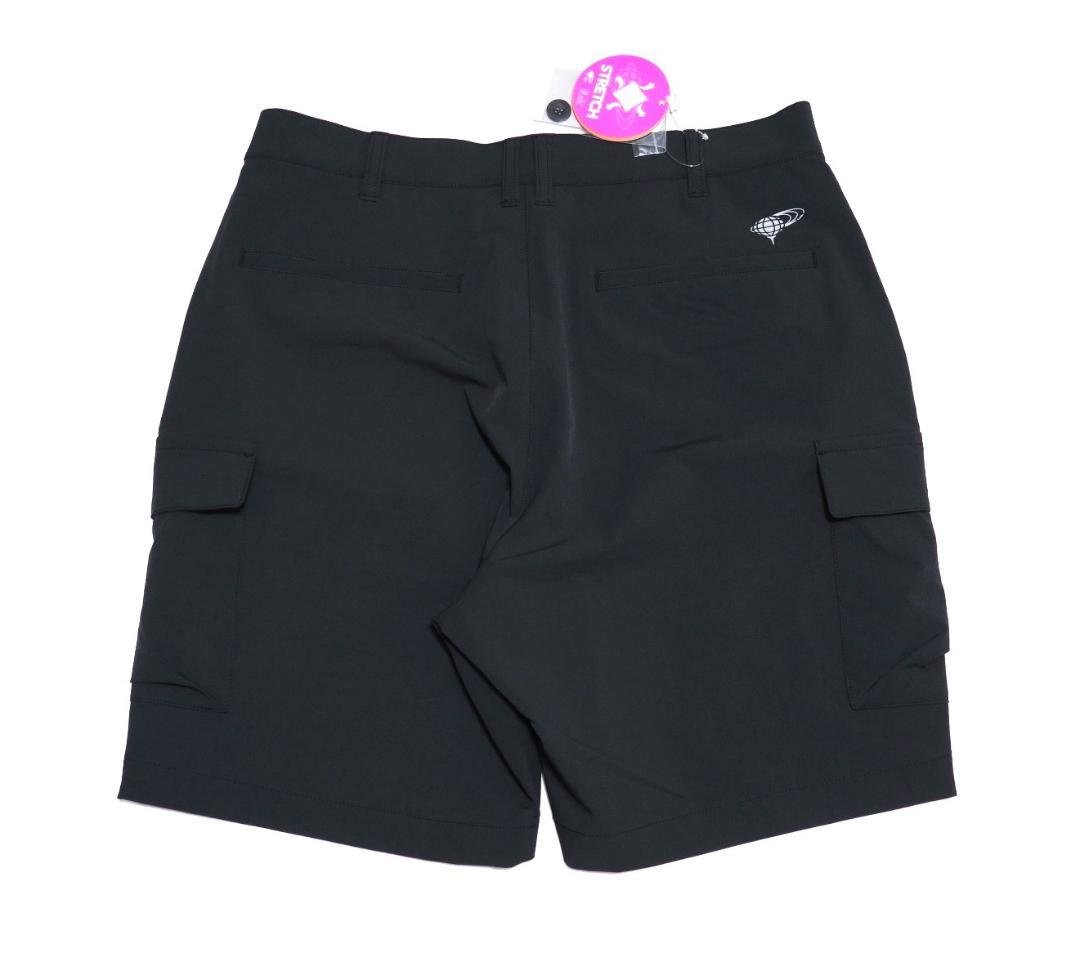 ⓂBEAMSGOLF（ビームス ゴルフ）ストレッチカーゴショートパンツBLACK