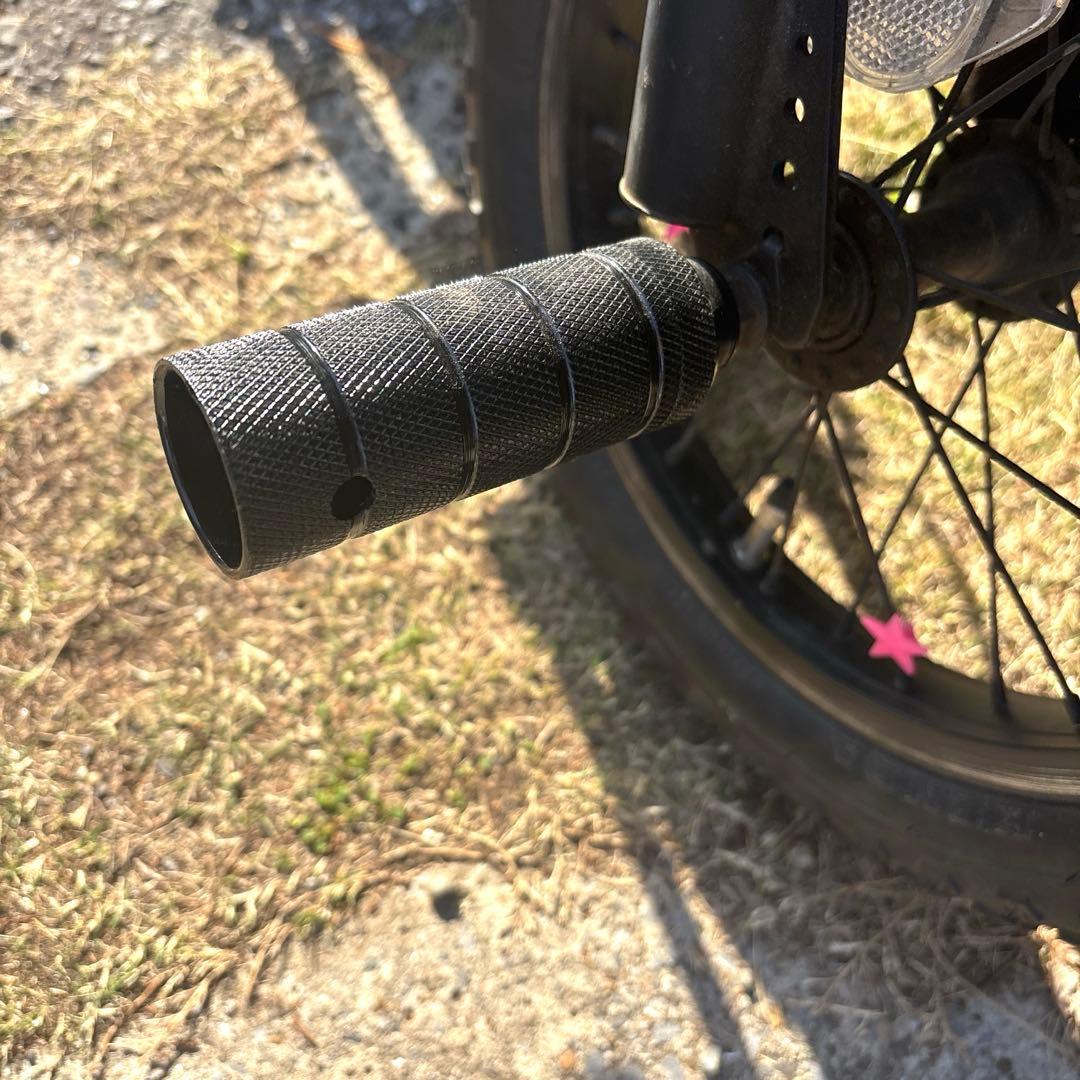 子供用 自転車 街乗り BMX キッズ マットブラック　14インチ