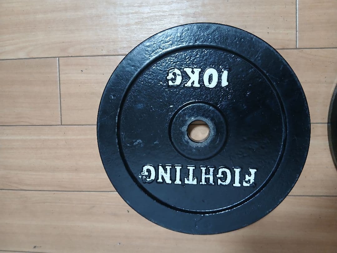 FIGHTINGROAD バーベルプレート10Kg×2 穴径28mm