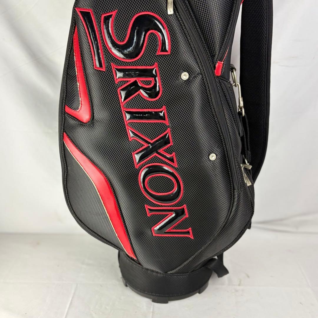 SRIXON スリクソン キャディバッグ ゴルフバッグ 5分割 赤黒