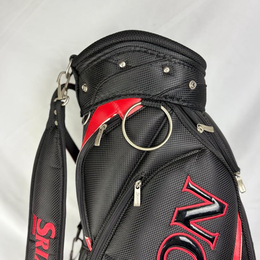 SRIXON スリクソン キャディバッグ ゴルフバッグ 5分割 赤黒