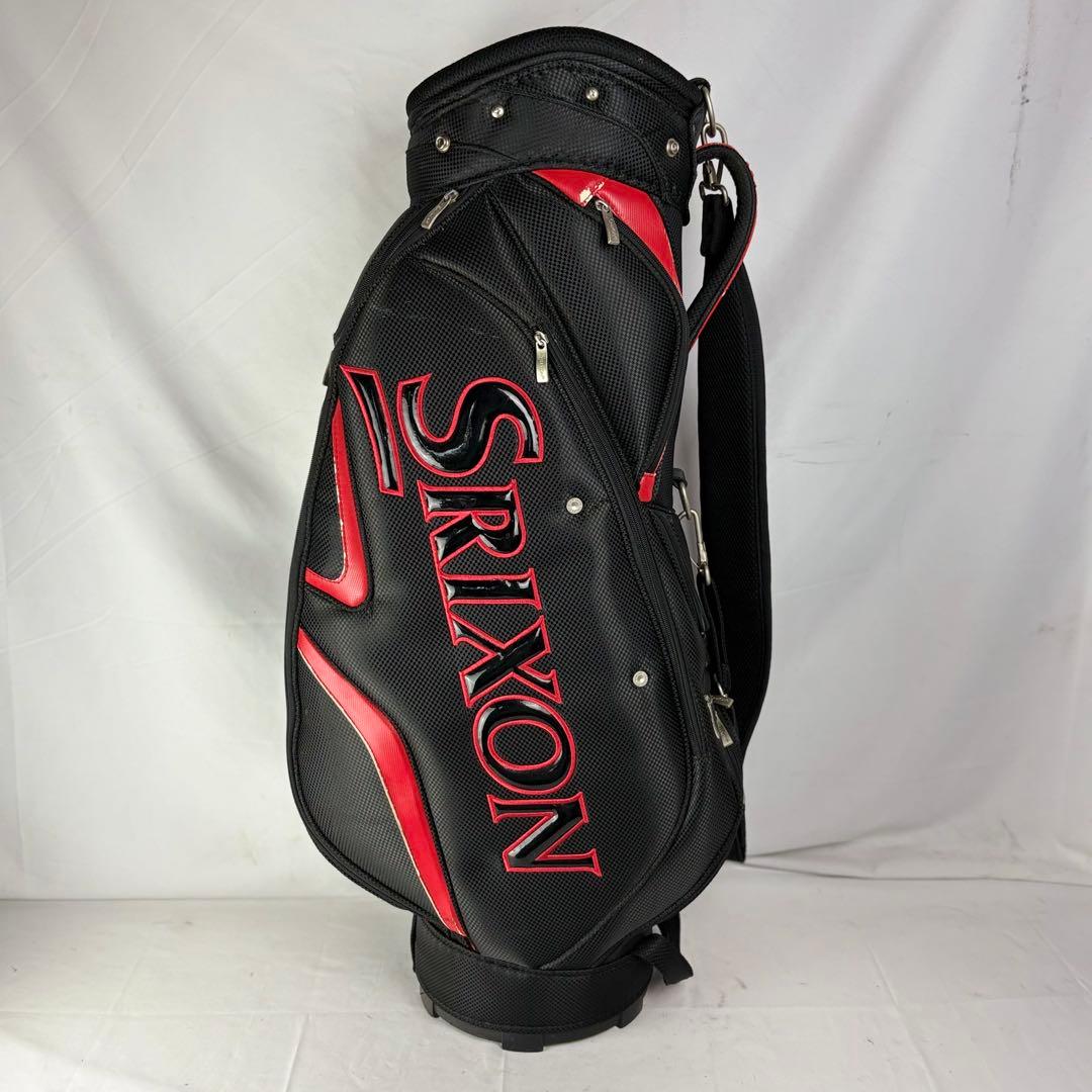 SRIXON スリクソン キャディバッグ ゴルフバッグ 5分割 赤黒