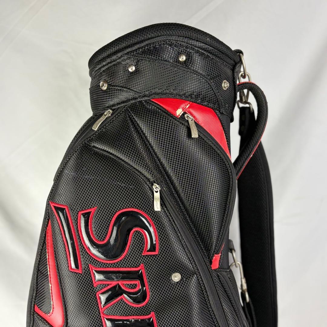 SRIXON スリクソン キャディバッグ ゴルフバッグ 5分割 赤黒