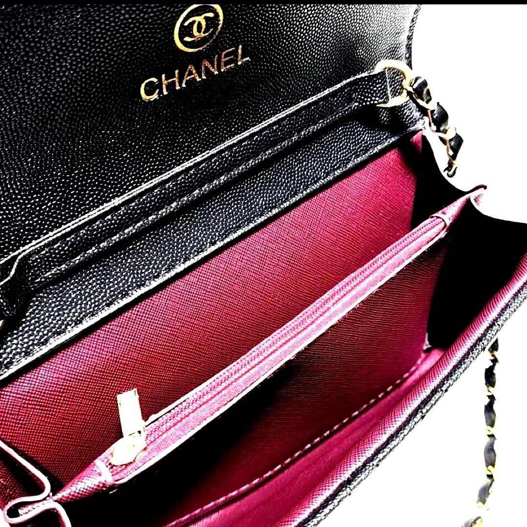 CHANELチェーンウォレット シャネルショルダーバッグノベルティ 長財布