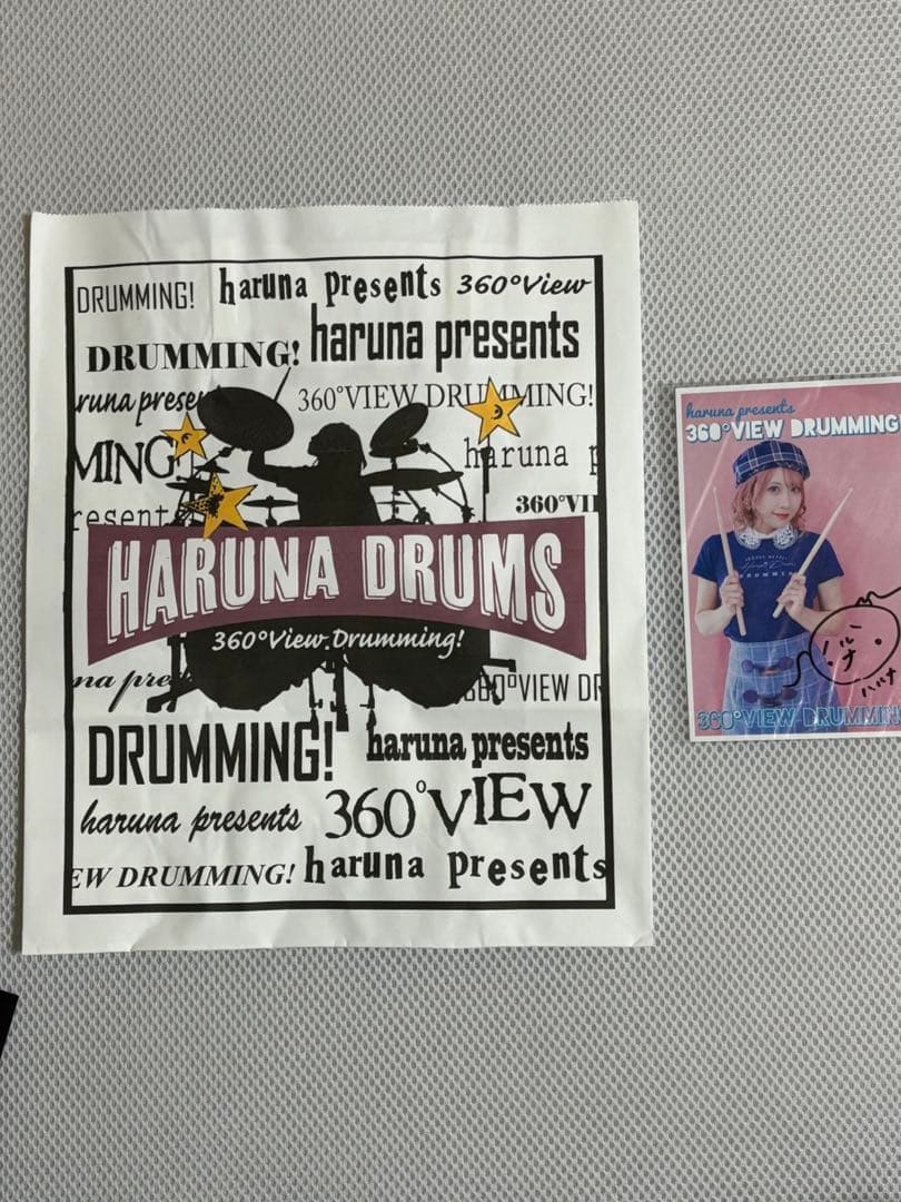 lovebites はるぴー 直筆サイン入りポストカード　紙袋 haruna