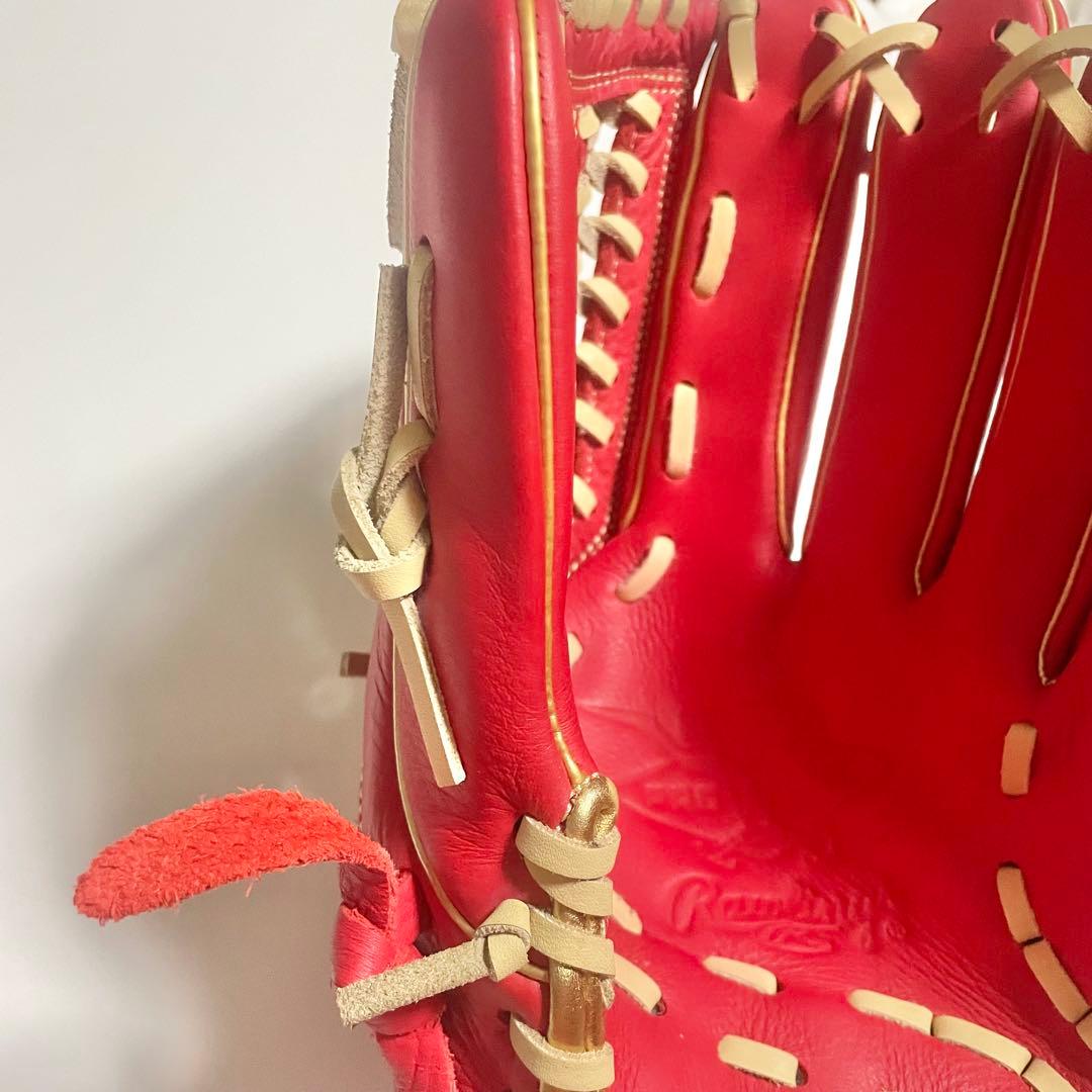Rawlings 軟式グローブ 赤　オールラウンド