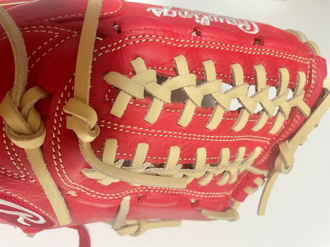 Rawlings 軟式グローブ 赤　オールラウンド