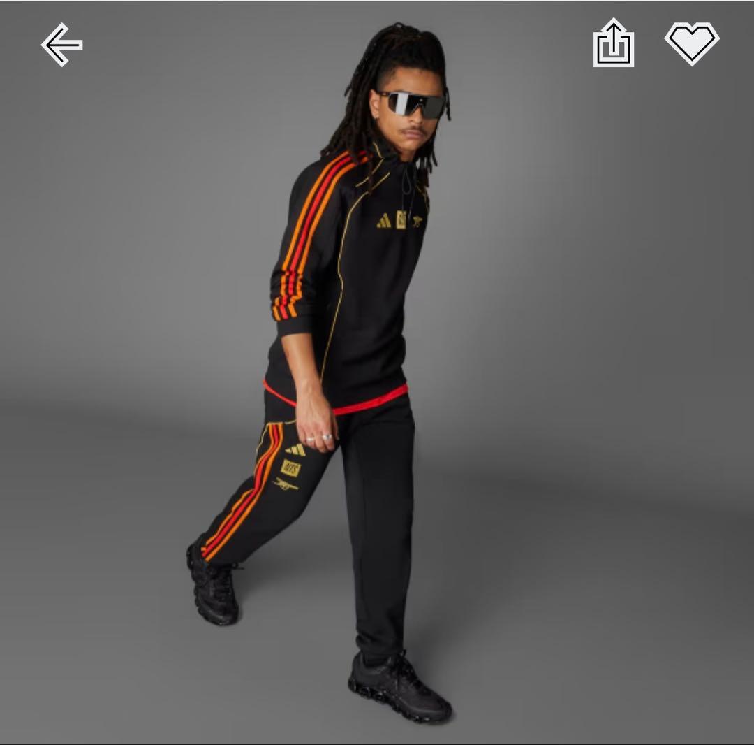 アディダス アーセナル×NTS パーカー　【新品 】ブラック XL adidas