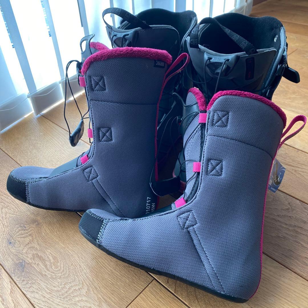 【超美品】SALOMON スノーボード　ブーツ　レディース　23.5cm