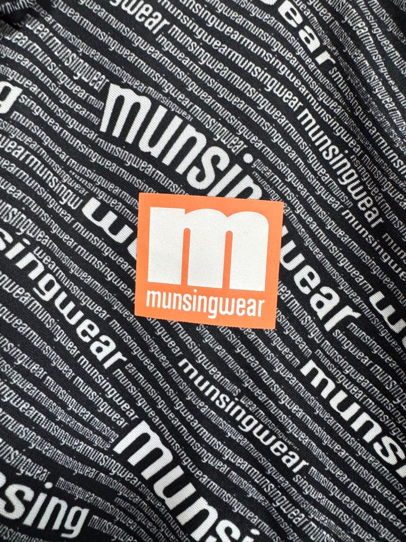 【美品】munsingwear メンズゴルフシャツ 総柄 《3Lサイズ》
