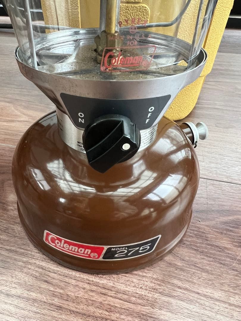 Coleman 275 1983年4月製ブラウンランタンPYREXヴィンテージ