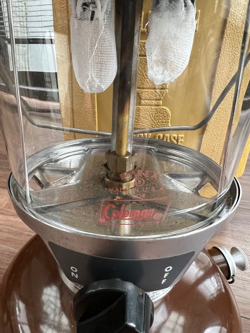 Coleman 275 1983年4月製ブラウンランタンPYREXヴィンテージ