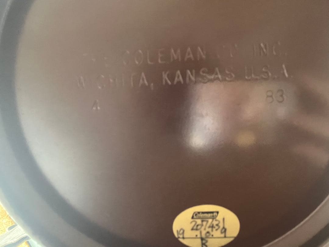 Coleman 275 1983年4月製ブラウンランタンPYREXヴィンテージ