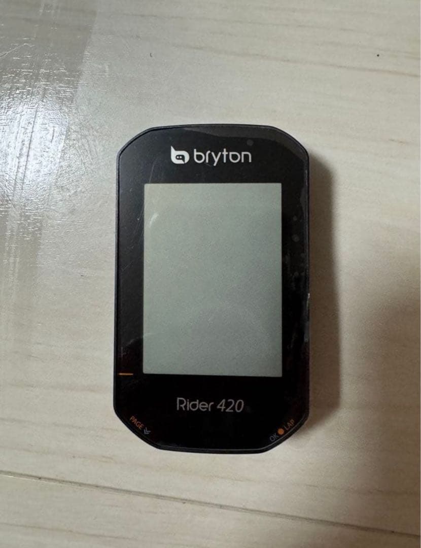 Bryton Rider 420 GPSサイクルコンピューター本体