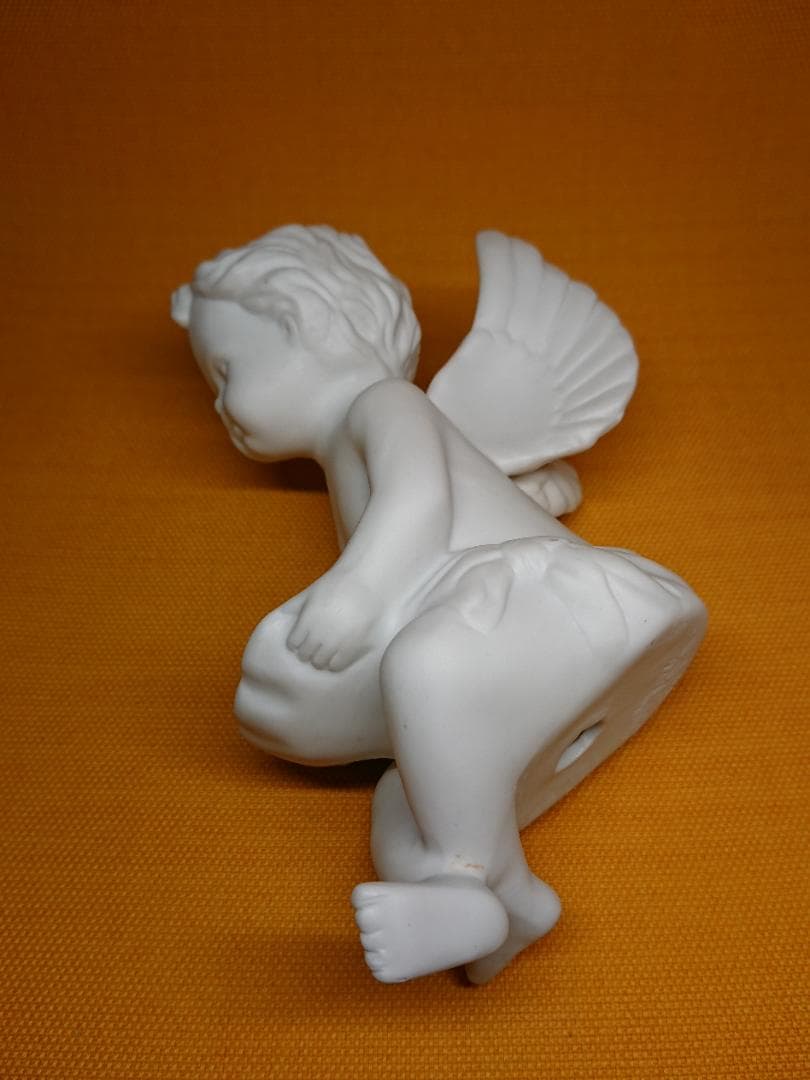 ビンテージ　エンジェル　天使　磁器　置物　インテリア　工芸品　美術品　A2937