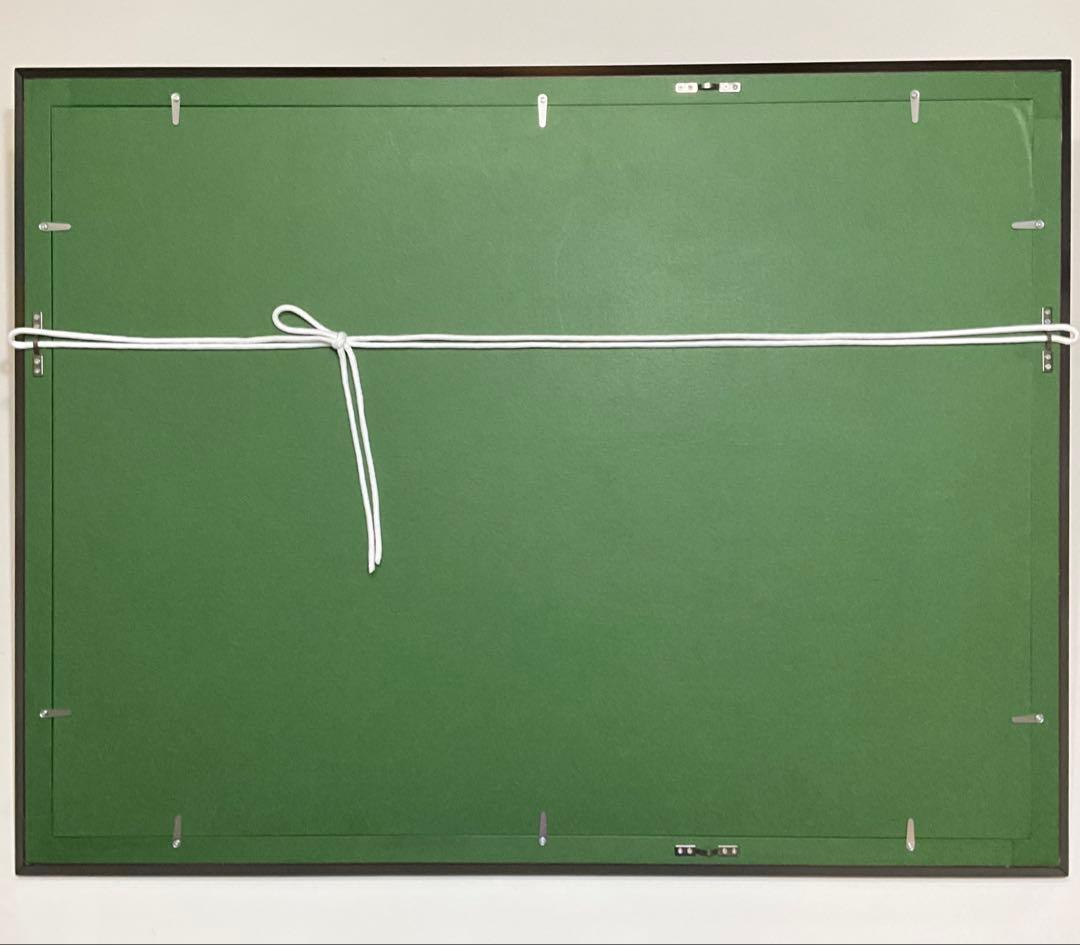 絵画・額縁・版画・織田義郎・アムステルダムⅢ・オランダ・銅版画+手彩色・美術品