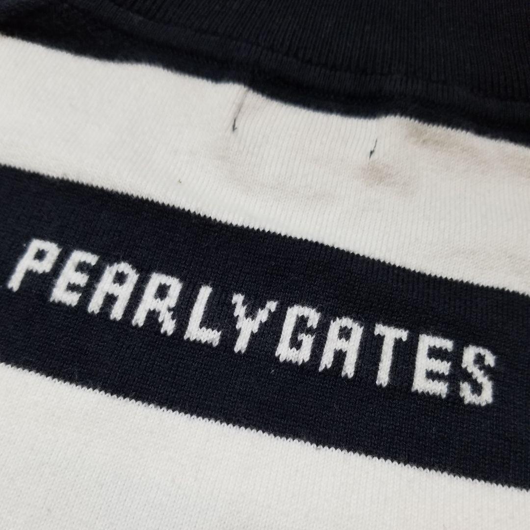PEARLY GATES　パーリーゲイツメンズボーダーハイネックセーターサイズ5