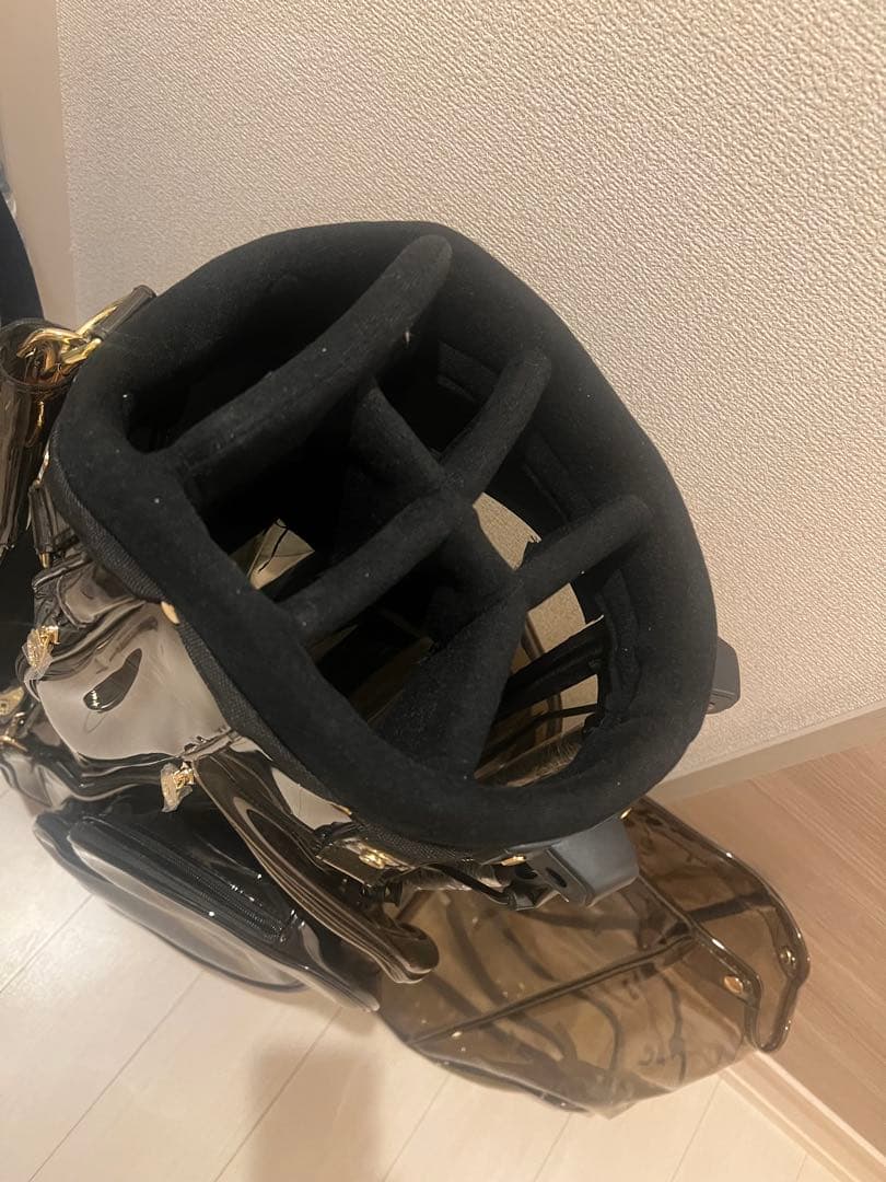 MUTA MARINE スケルトン　クリア素材 ゴルフキャディバッグ