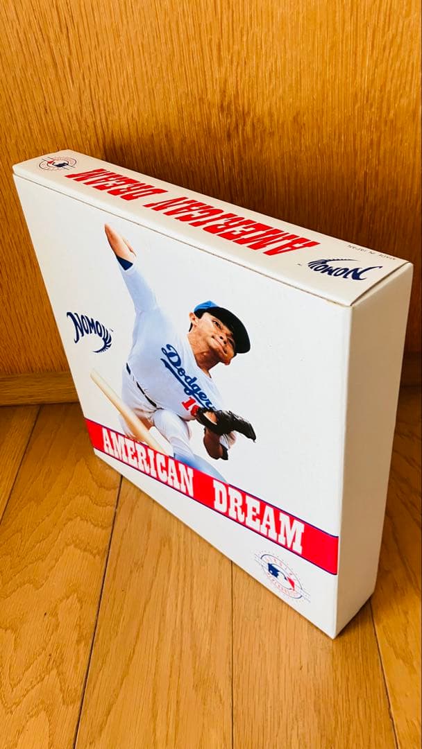 【新品箱付レア】ドジャース 野茂英雄1995年製　掛時計Dodgers NOMO