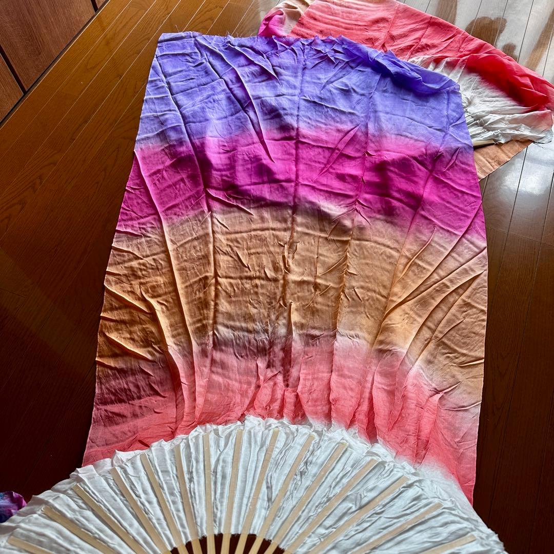 ❤️匿名配送❤️omshanti シルクファンベール 180cm ベリーダンス