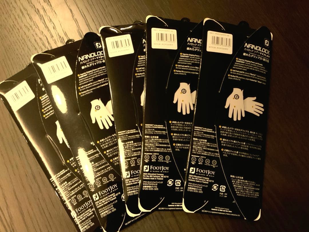 フットジョイ ナノロックツアー 22cm 5セット　 一枚あたり@1300円